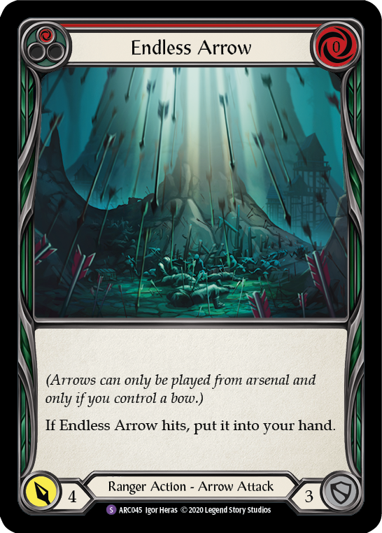 Endless Arrow [U-ARC045] (Arcane Rising Unlimited)  Unlimited Rainbow Foil | L.A. Mood Comics and Games