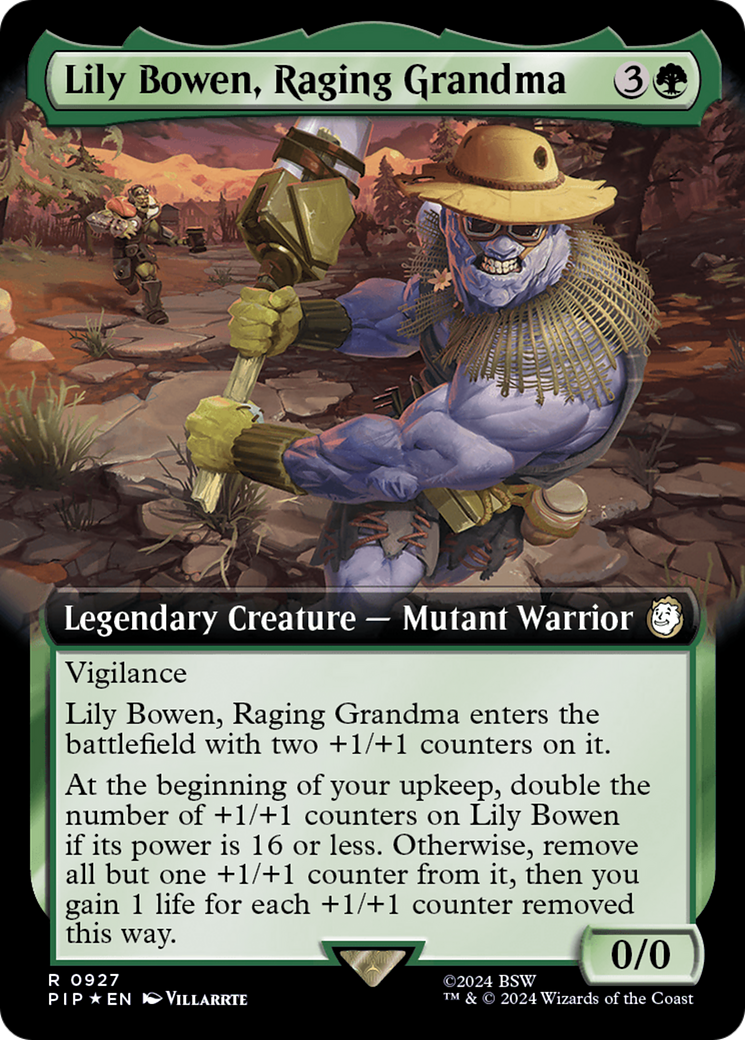 Lily Bowen, Raging Grandma (Extended Art) (Surge Foil) [Fallout] | L.A. Mood Comics and Games