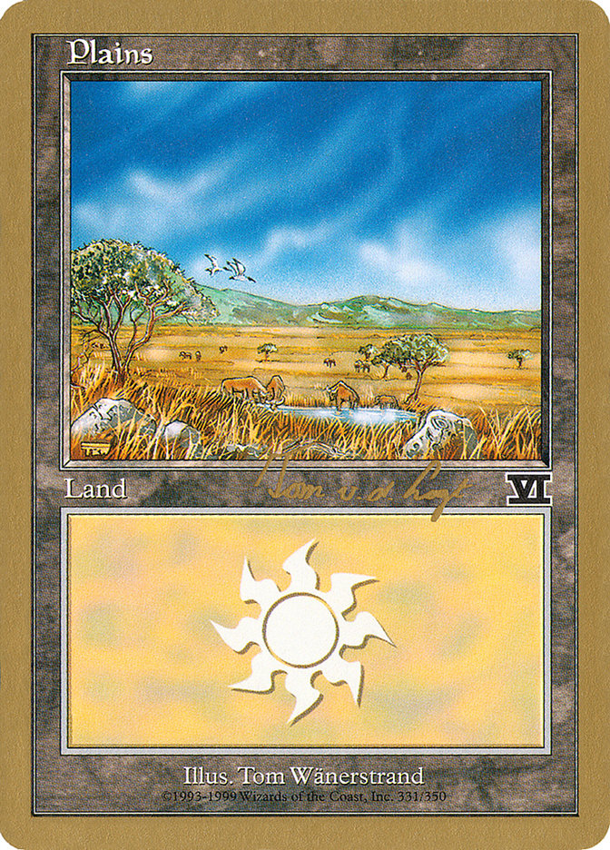 Plains (tvdl331) (Tom van de Logt) [World Championship Decks 2000] | L.A. Mood Comics and Games