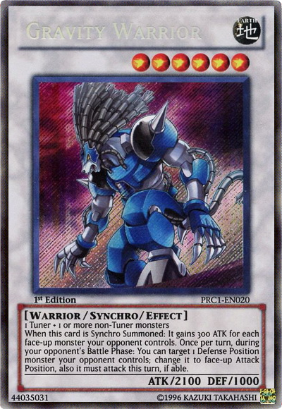 Gravity Warrior [PRC1-EN020] Secret Rare | L.A. Mood Comics and Games