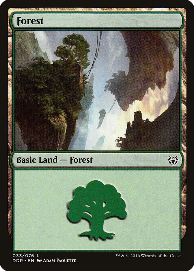 Forest (33) [Duel Decks: Nissa vs. Ob Nixilis] | L.A. Mood Comics and Games