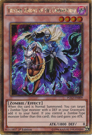 Tristan, Knight of the Underworld [PGL2-EN009] Gold Secret Rare | L.A. Mood Comics and Games
