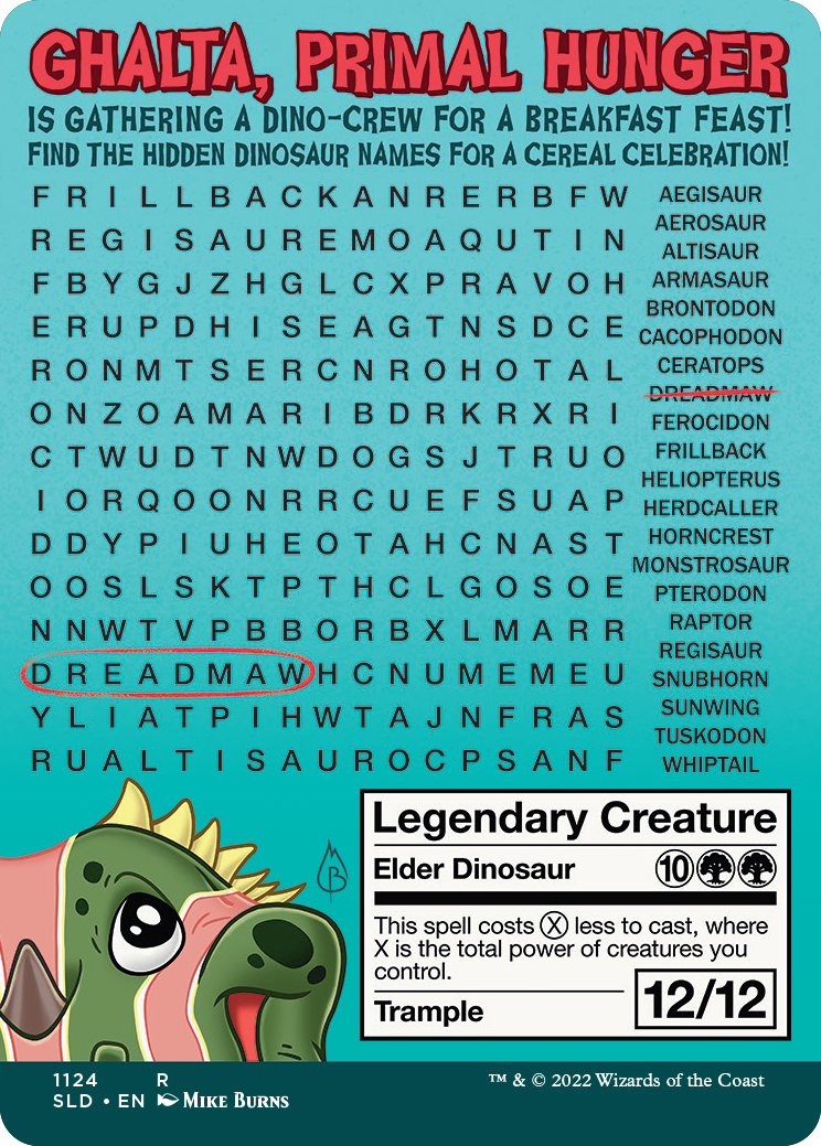Ghalta, Primal Hunger (Borderless) [Secret Lair Drop Series] | L.A. Mood Comics and Games