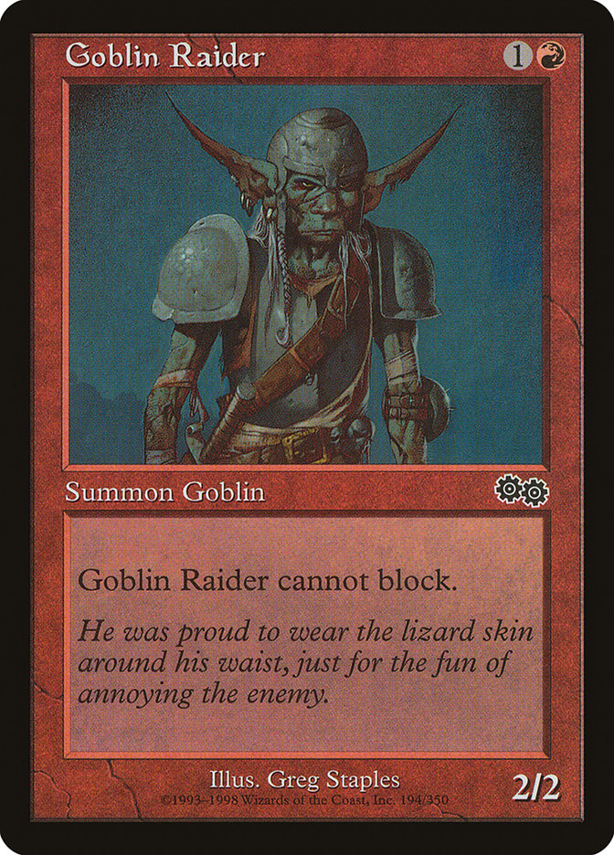 Goblin Raider [Urza's Saga] | L.A. Mood Comics and Games