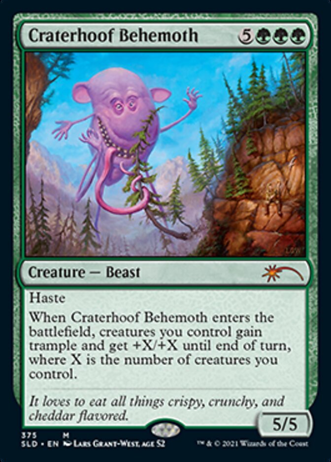Craterhoof Behemoth (375) [Secret Lair Drop Series] | L.A. Mood Comics and Games