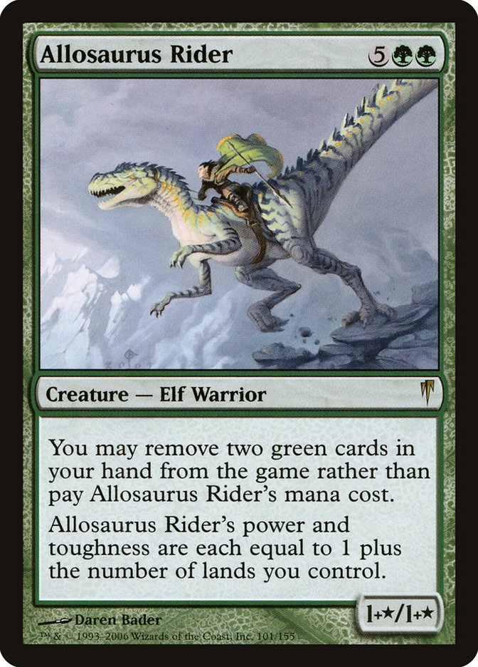Allosaurus Rider [Coldsnap] | L.A. Mood Comics and Games