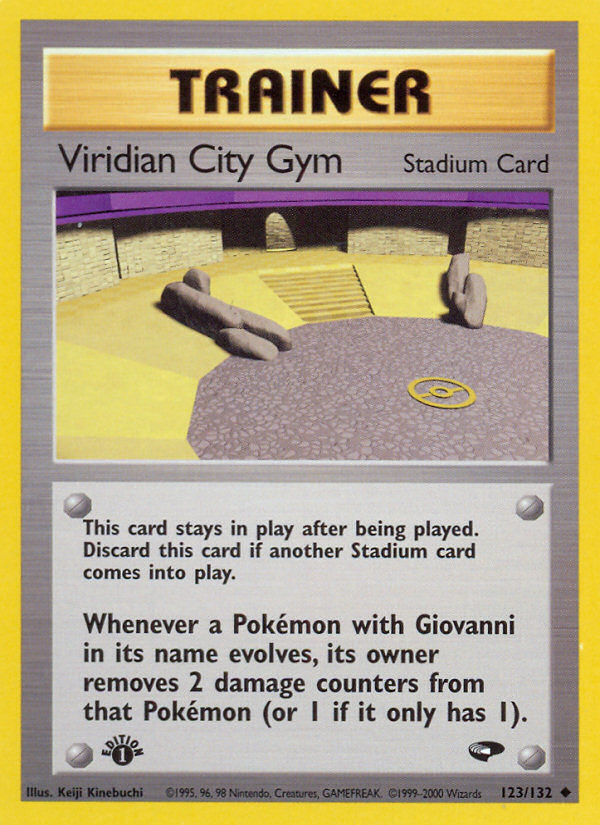 Viridian City Gym (123/132) [Gym Challenge 1st Edition] | L.A. Mood Comics and Games