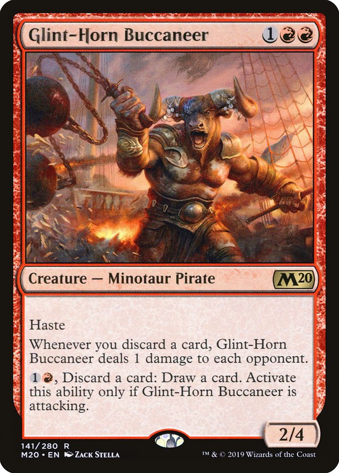 Glint-Horn Buccaneer [Core Set 2020] | L.A. Mood Comics and Games