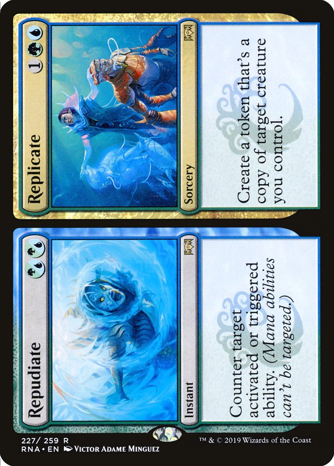 Repudiate // Replicate [Ravnica Allegiance] | L.A. Mood Comics and Games