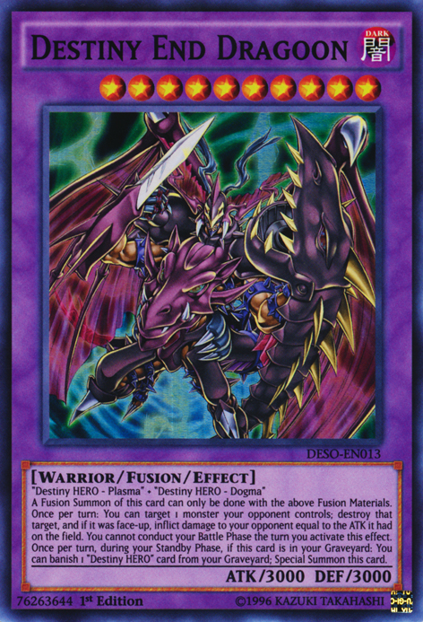 Destiny End Dragoon [DESO-EN013] Super Rare | L.A. Mood Comics and Games