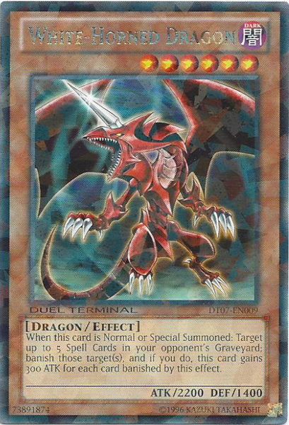 yugioh white horned dragon deck I've always been a fan of White-Horned Dragon, so i retrained it. Do you think it would be balanced or broken, im not sure. : r/customyugioh Horned Dragon Overframe] White-Horned Axe Dragonute by