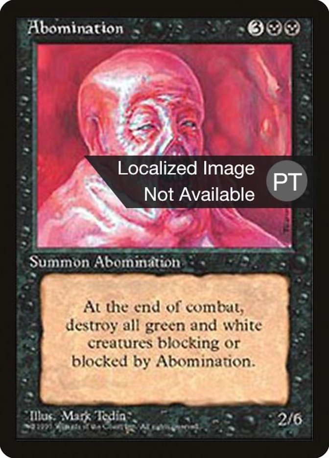 Abomination [Fourth Edition (Foreign Black Border)] | L.A. Mood Comics and Games