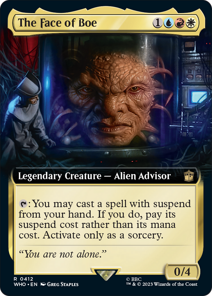 The Face of Boe (Extended Art) [Doctor Who] | L.A. Mood Comics and Games