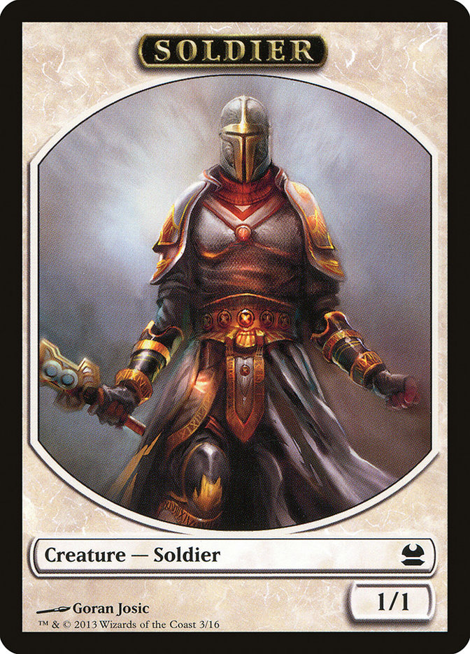 Soldier Token [Modern Masters Tokens] | L.A. Mood Comics and Games