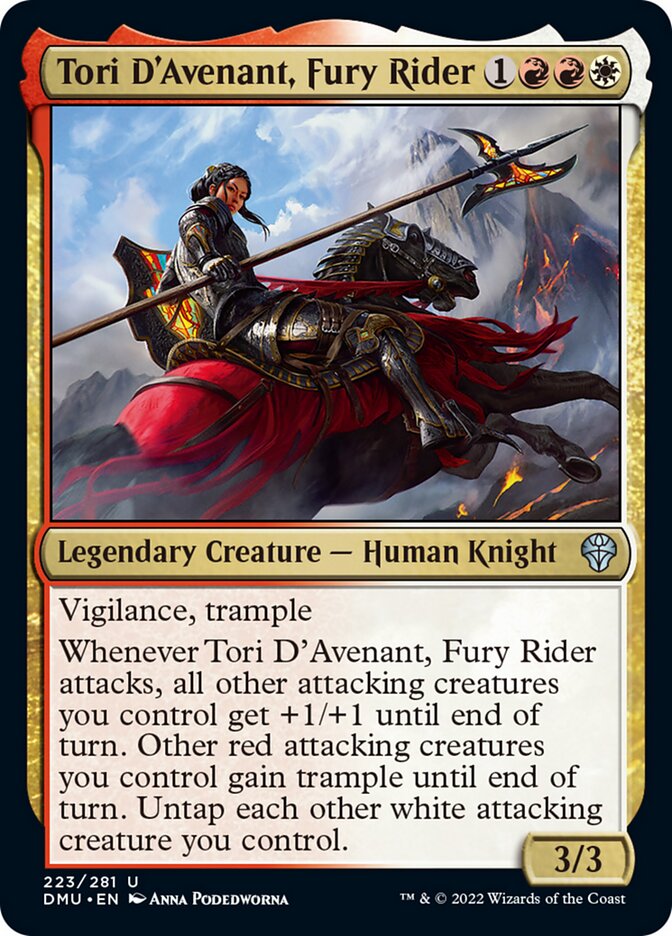 Tori D'Avenant, Fury Rider [Dominaria United] | L.A. Mood Comics and Games