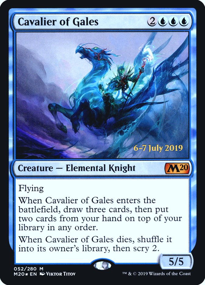 Cavalier of Gales [Core Set 2020 Prerelease Promos] | L.A. Mood Comics and Games