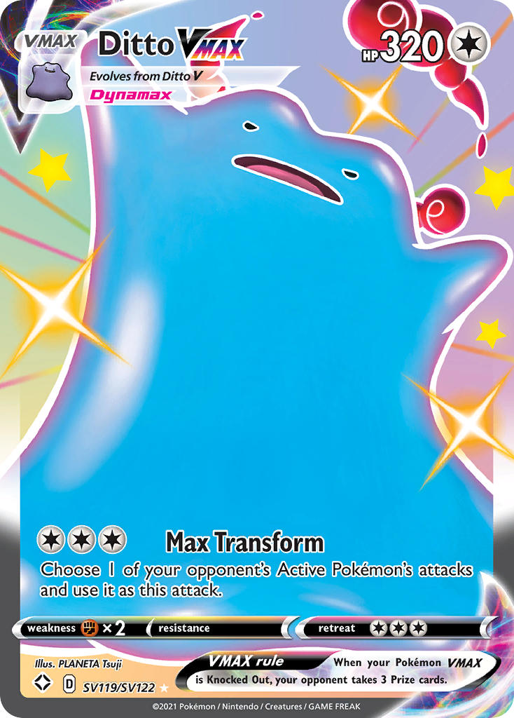 Ditto VMAX (SV119/SV122) [Sword & Shield: Shining Fates] | L.A. Mood Comics and Games