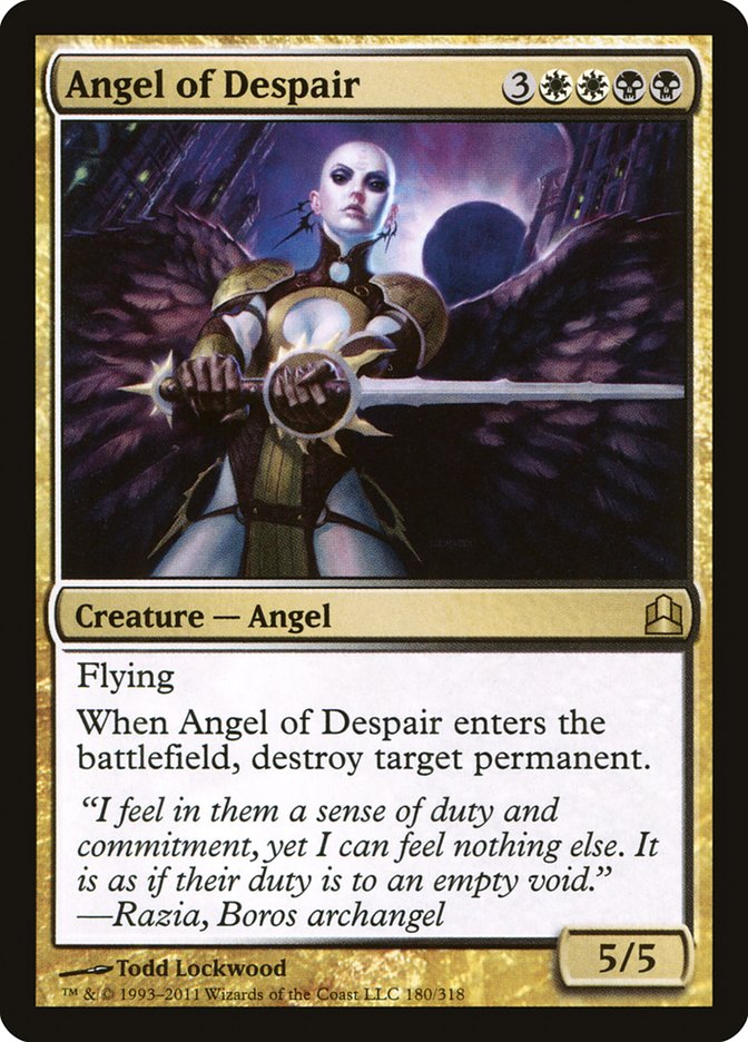 Angel of Despair [Commander 2011] | L.A. Mood Comics and Games