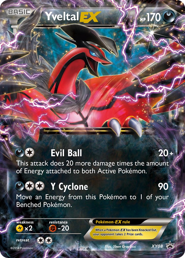 Yveltal EX (XY08) [XY: Black Star Promos] | L.A. Mood Comics and Games