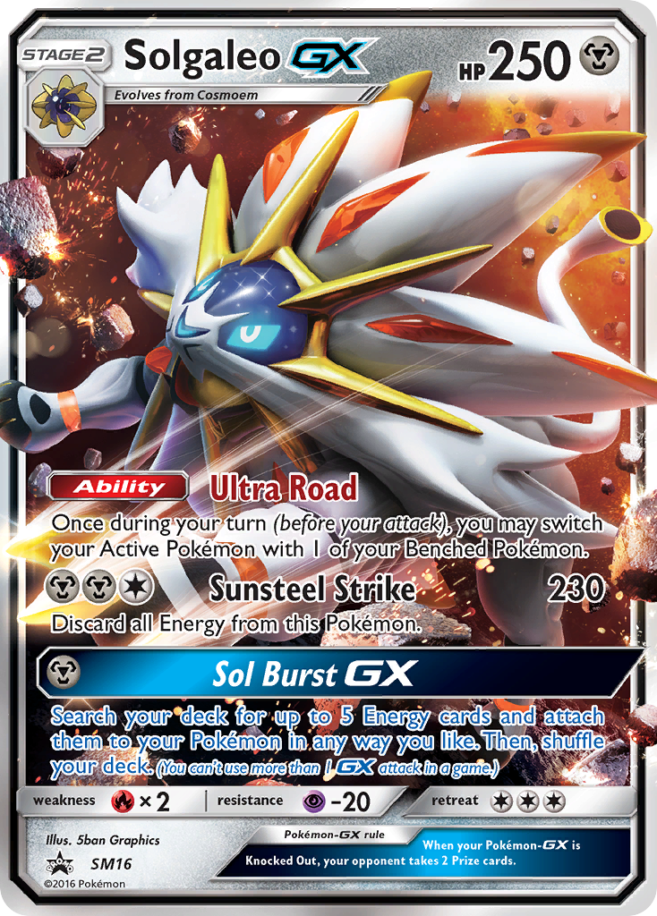 Solgaleo GX (SM16) [Sun & Moon: Black Star Promos] | L.A. Mood Comics and Games