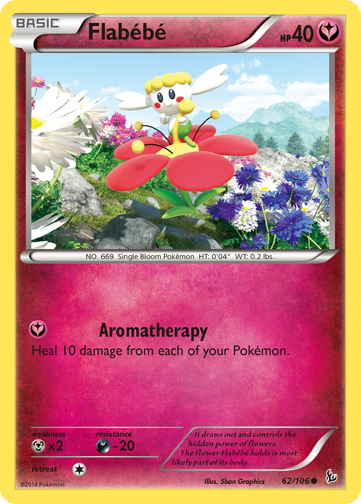 Flabebe (62/106) [XY: Flashfire] | L.A. Mood Comics and Games