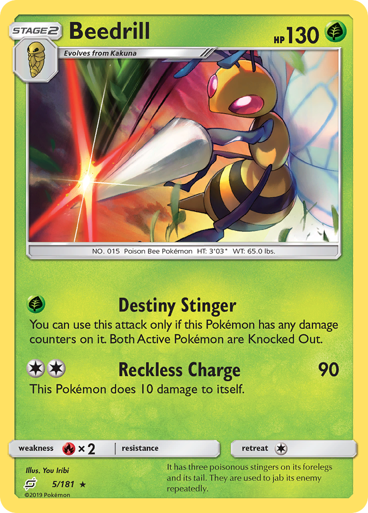 Beedrill (5/181) [Sun & Moon: Team Up] | L.A. Mood Comics and Games