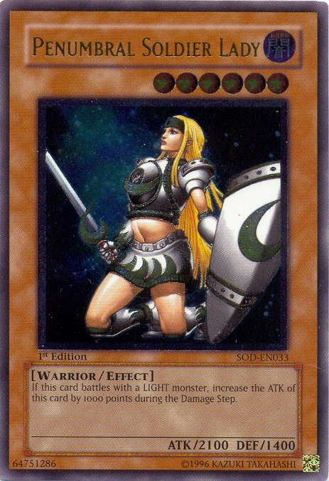 Penumbral Soldier Lady [SOD-EN033] Ultimate Rare | L.A. Mood Comics and Games