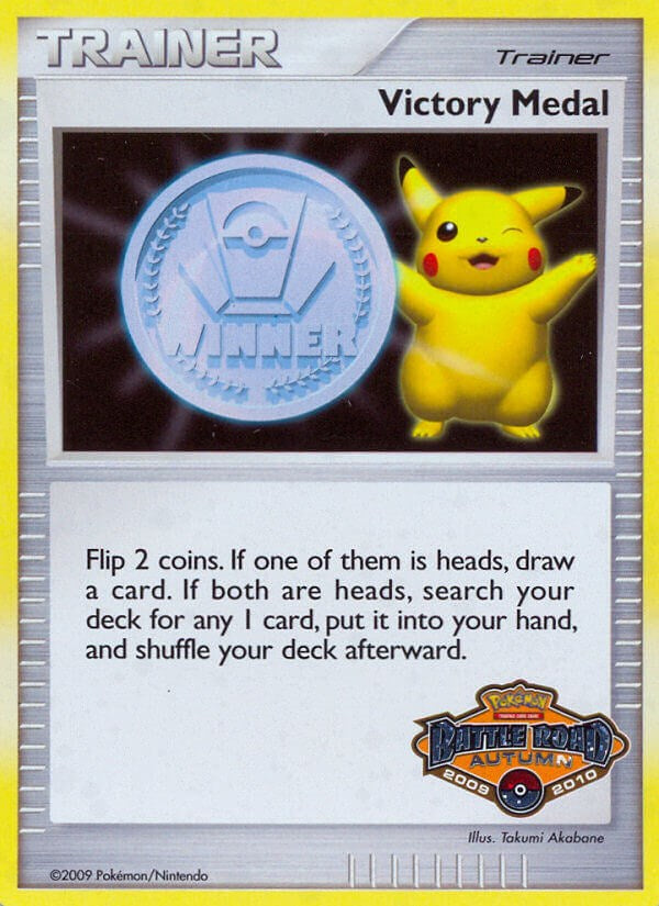 Victory Medal (2009-2010) (Battle Road Autumn) [League & Championship Cards] | L.A. Mood Comics and Games