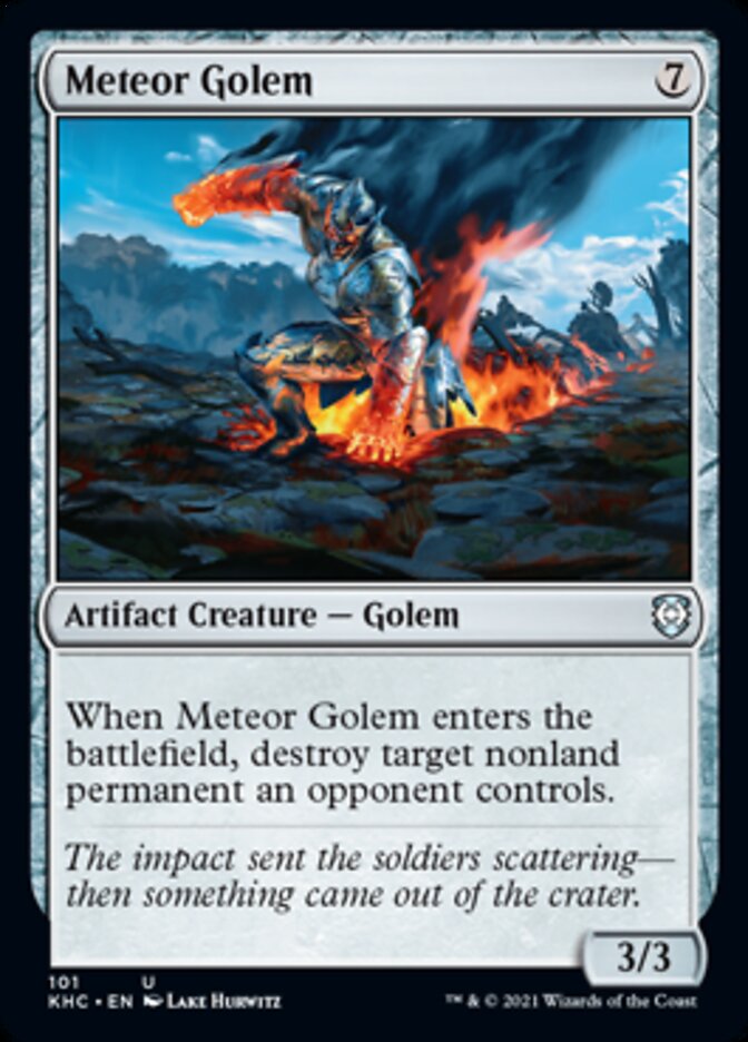 Meteor Golem [Kaldheim Commander] | L.A. Mood Comics and Games
