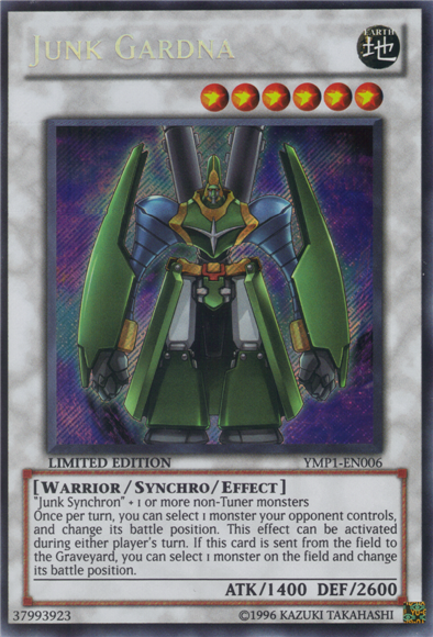 Junk Gardna [YMP1-EN006] Secret Rare | L.A. Mood Comics and Games