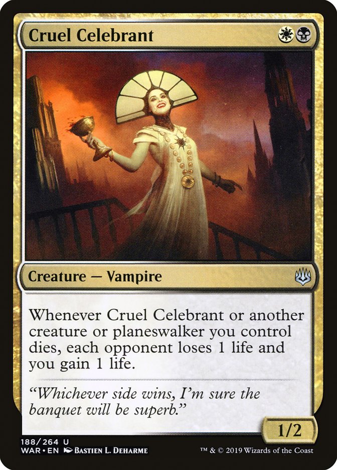 Cruel Celebrant [War of the Spark] | L.A. Mood Comics and Games