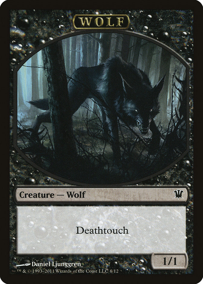 Wolf Token (6/12) [Innistrad Tokens] | L.A. Mood Comics and Games