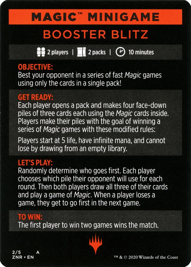 Booster Blitz (Magic Minigame) [Zendikar Rising Minigame] | L.A. Mood Comics and Games