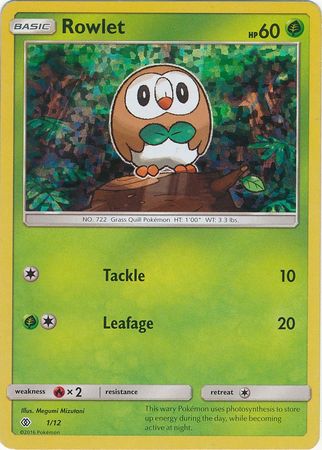 Rowlet (1/12) [McDonald's Promos: 2017 Collection] | L.A. Mood Comics and Games