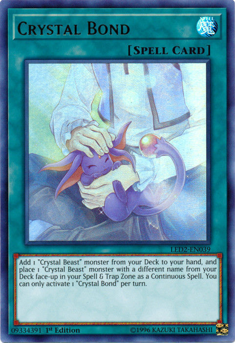 Crystal Bond [LED2-EN039] Ultra Rare | L.A. Mood Comics and Games