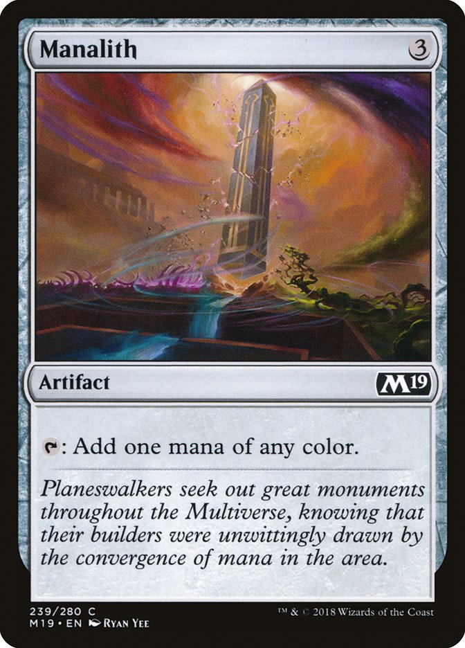 Manalith [Core Set 2019] | L.A. Mood Comics and Games