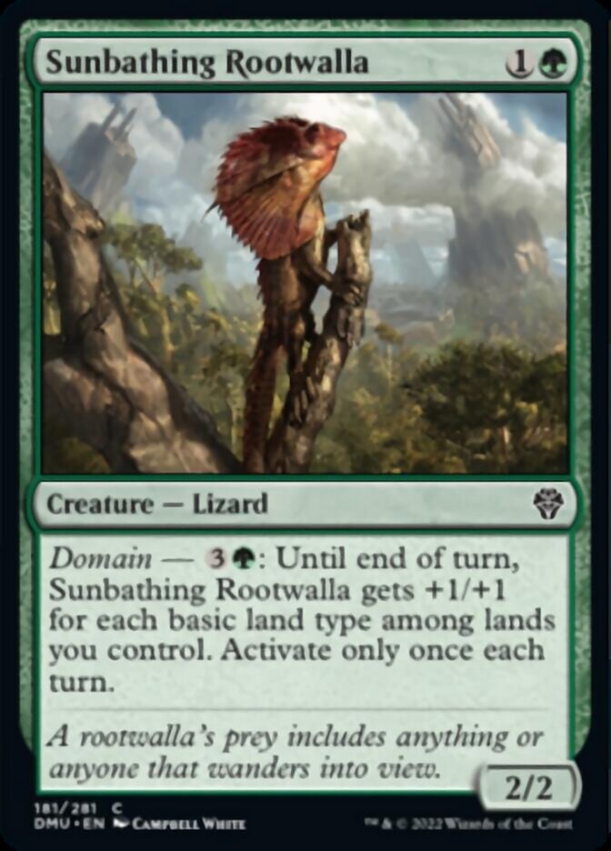 Sunbathing Rootwalla [Dominaria United] | L.A. Mood Comics and Games