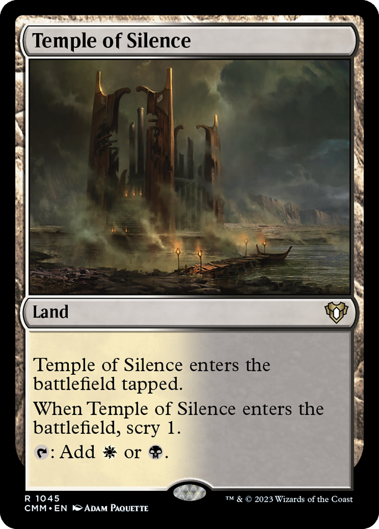 Temple of Silence [Commander Masters] | L.A. Mood Comics and Games