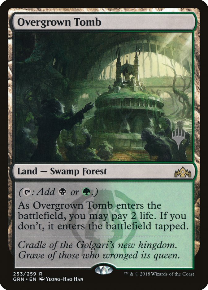 Overgrown Tomb (Promo Pack) [Guilds of Ravnica Promos] | L.A. Mood Comics and Games