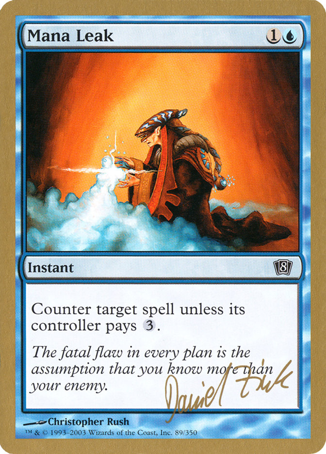 Mana Leak (Daniel Zink) [World Championship Decks 2003] | L.A. Mood Comics and Games