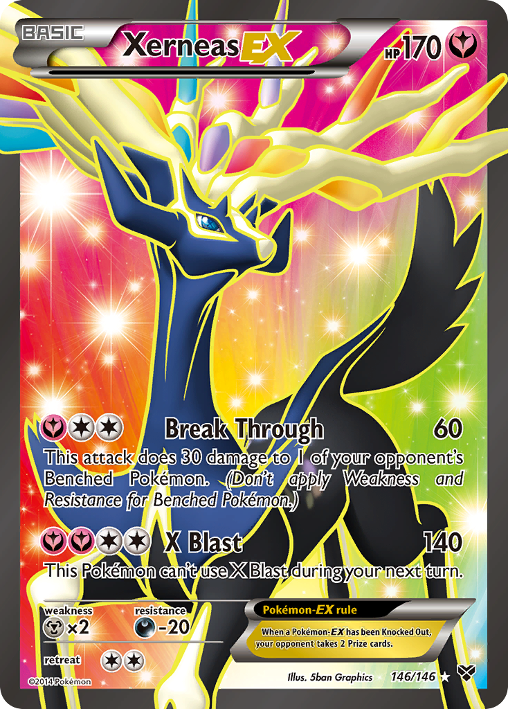 Xerneas EX (146/146) [XY: Base Set] | L.A. Mood Comics and Games