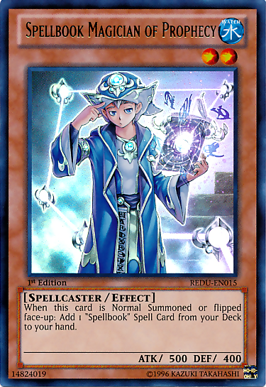 Spellbook Magician of Prophecy [REDU-EN015] Ultra Rare | L.A. Mood Comics and Games