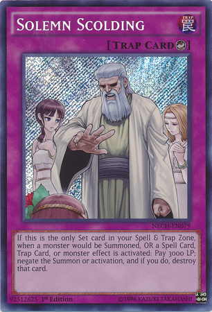 Solemn Scolding [NECH-EN079] Secret Rare | L.A. Mood Comics and Games