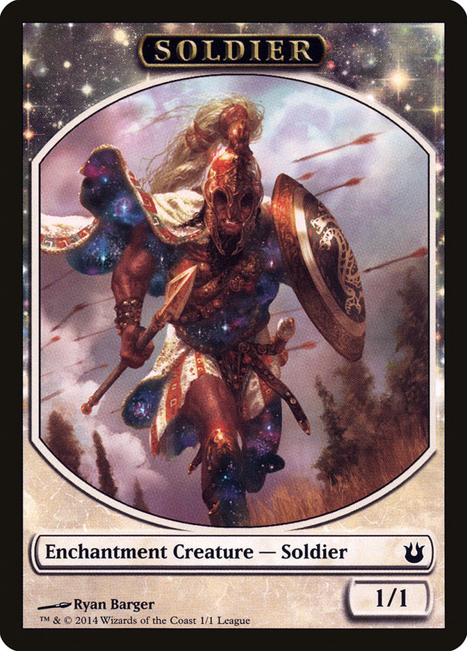 Soldier Token [League Tokens 2014] | L.A. Mood Comics and Games