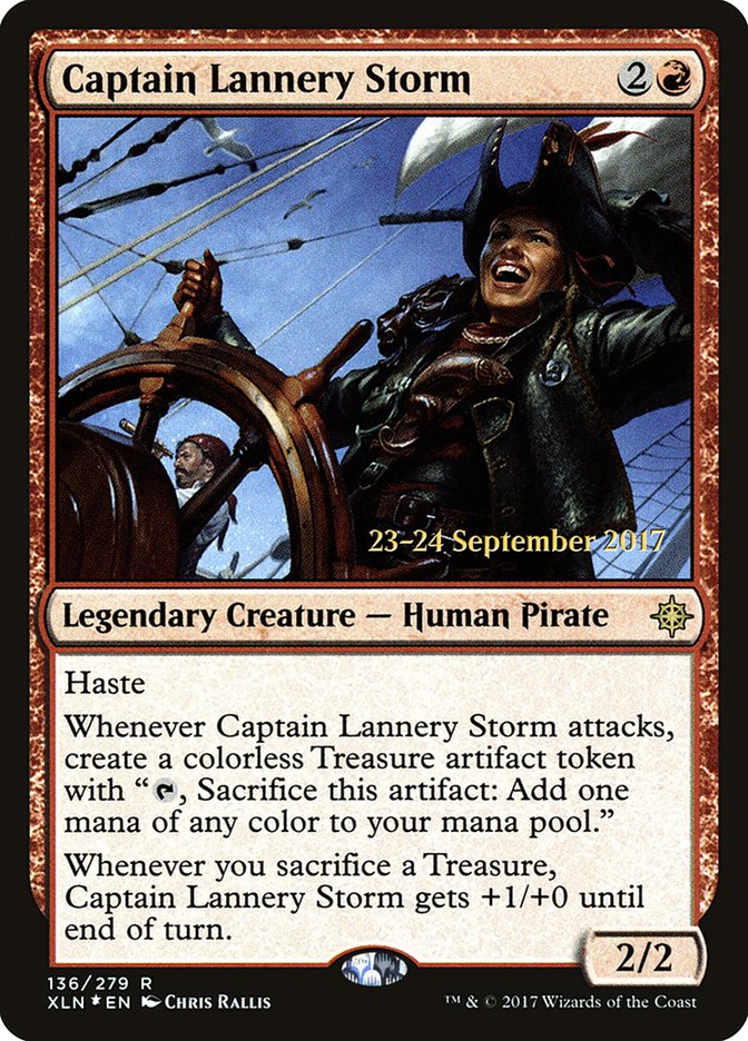 Captain Lannery Storm [Ixalan Prerelease Promos] | L.A. Mood Comics and Games