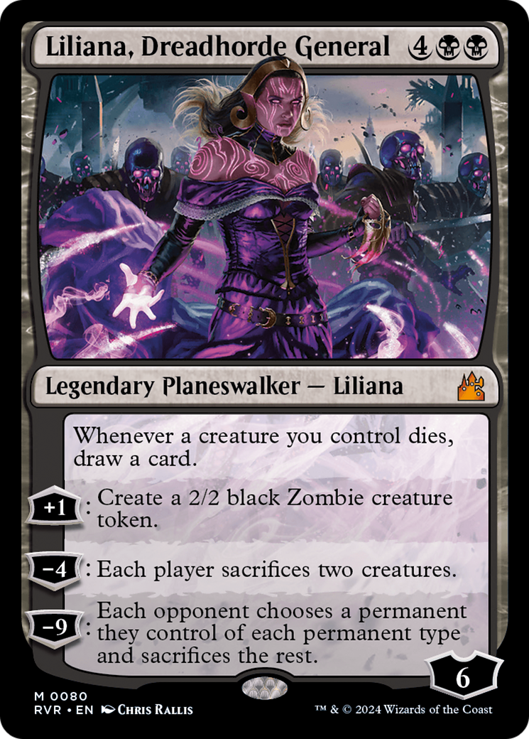 Liliana, Dreadhorde General [Ravnica Remastered] | L.A. Mood Comics and Games