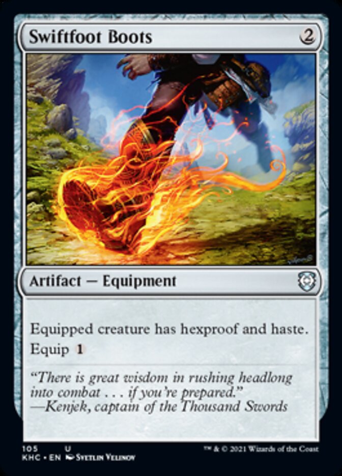 Swiftfoot Boots [Kaldheim Commander] | L.A. Mood Comics and Games