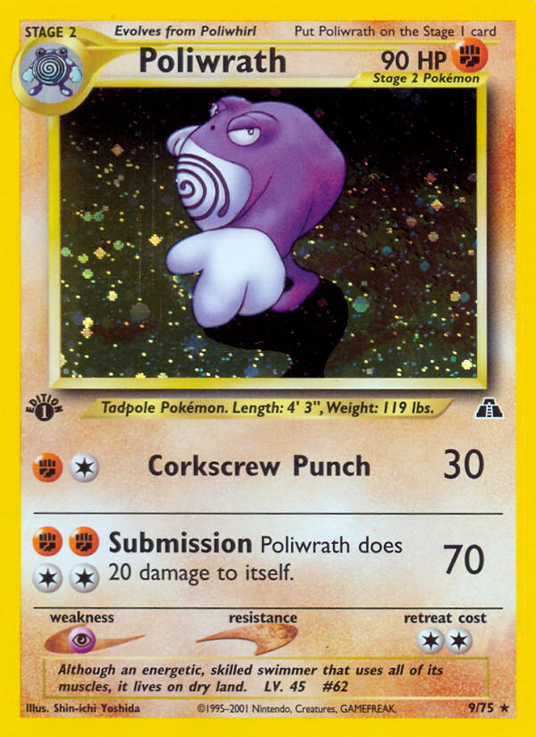 Poliwrath (9/75) [Neo Discovery 1st Edition] | L.A. Mood Comics and Games