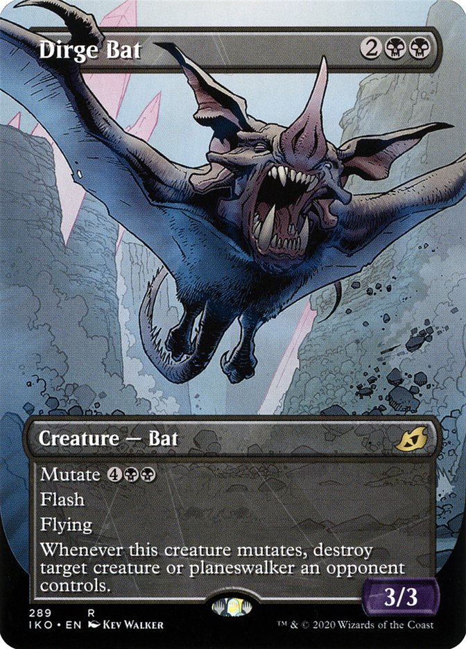Dirge Bat (Showcase) [Ikoria: Lair of Behemoths] | L.A. Mood Comics and Games