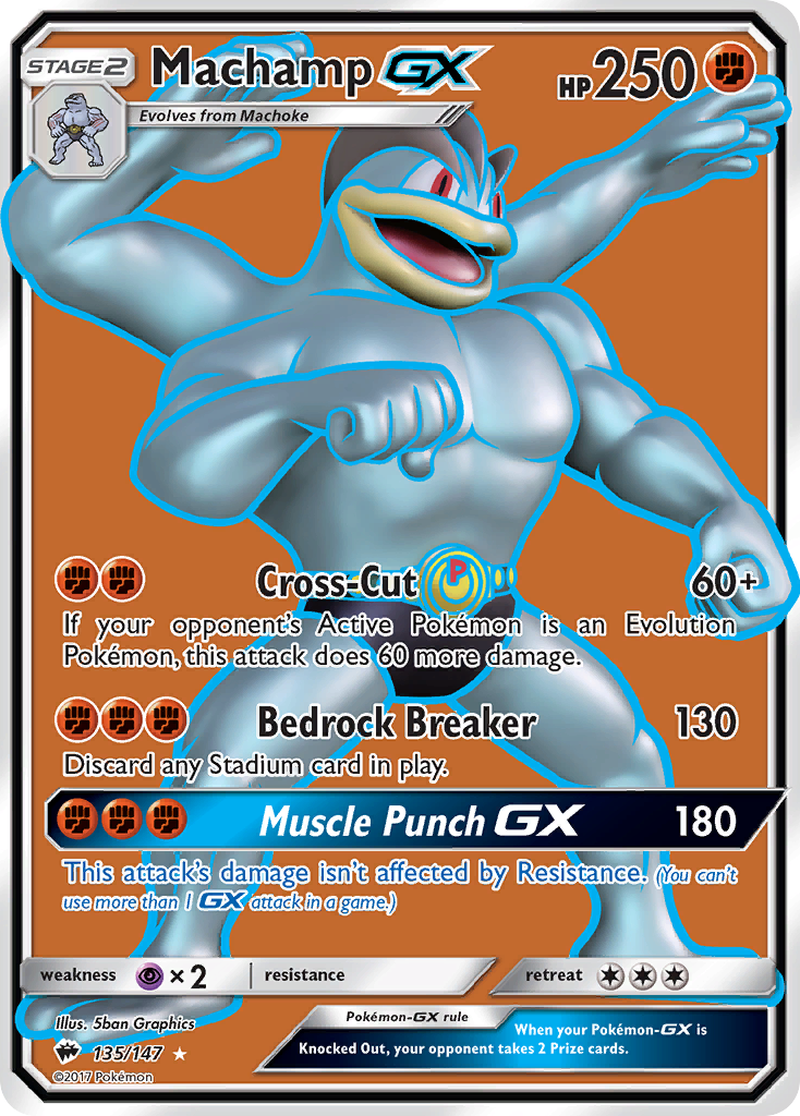 Machamp GX (135/147) [Sun & Moon: Burning Shadows] | L.A. Mood Comics and Games